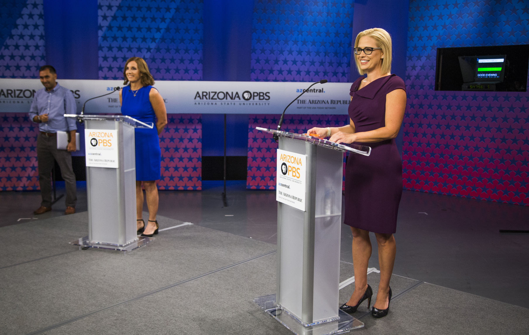 Rep. Martha McSally and Rep. Kyrsten Sinema debate 1